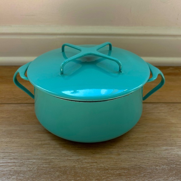 Vintage Dansk Kobenstyle Casserole/Dutch Oven - Turquoise Teal, Jens Quistgaard - Picture 1 of 7